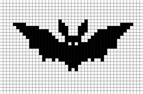 Bat Pixel Art | Halloween cross stitches, Halloween cross stitch ...