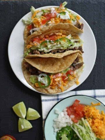 Grilled Arrachera Steak Tacos - Honey and Birch