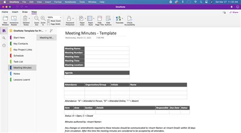 OneNote Template for Project Collaboration - The Better Grind