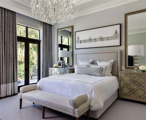 Elegant luxury beige bedroom decor with beige velvet bed Gorgeous bedroom decor, cozy bedroom ...