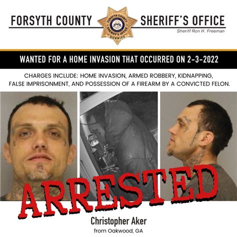 Armed robbery suspect arrested in Forsyth Co. | AccessWDUN.com