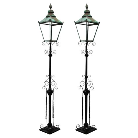 Pair of Antique Victorian Floor Lamps For Sale at 1stDibs