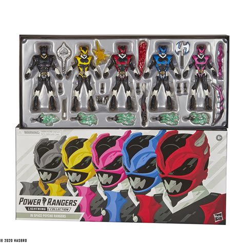 Power Rangers Psycho Rangers Gets Hasbro Amazon Exclusive 5-Pack