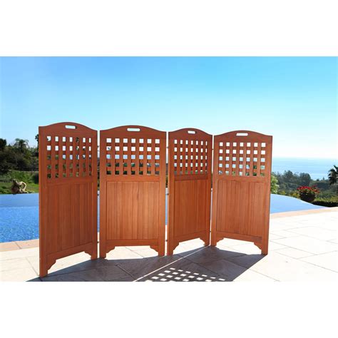 Bresa Outdoor Wood Privacy Screen | Outdoor screen panels, Privacy screen outdoor, Outdoor screens