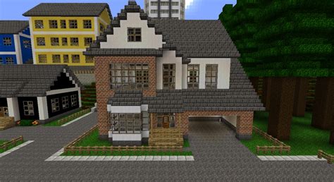 White/Brick house Minecraft Map