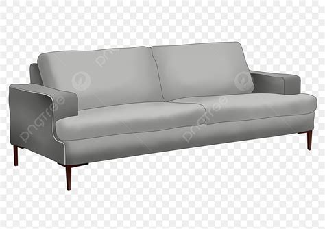 Grey Minimalist Sofa Illustration, Simple Sofa, Grey Sofa, Double Sofa PNG Transparent Clipart ...