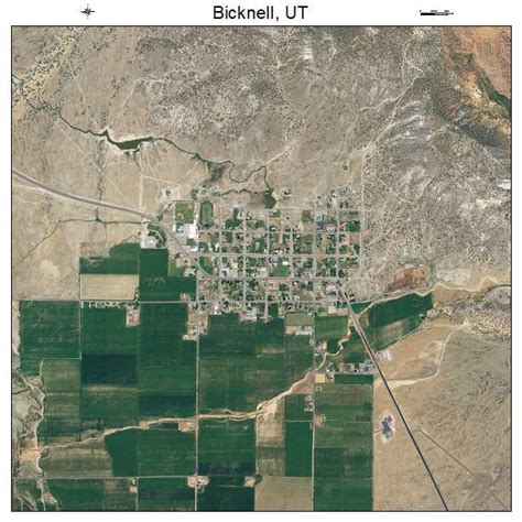 Aerial Photography Map of Bicknell, UT Utah