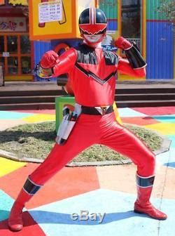 NEW Aniki Cosplay Power Rangers TimeForce Quantum Ranger TimeFire suit ...