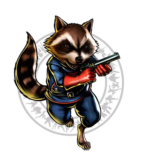 Ultimate Marvel vs Capcom 3 - Rocket Raccoon by Moltenman1997 on deviantART