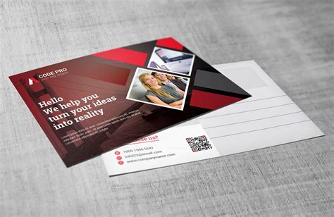 Postcard Advertising Template