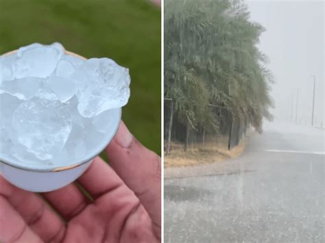 Hail in Al Ain: 10 Videos of Last Night’s Storm, Thunder and Lightning