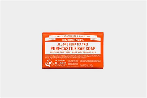 Dr. Bronners Tea Tree Pure-Castile Bar Quick Look | Pack Hacker