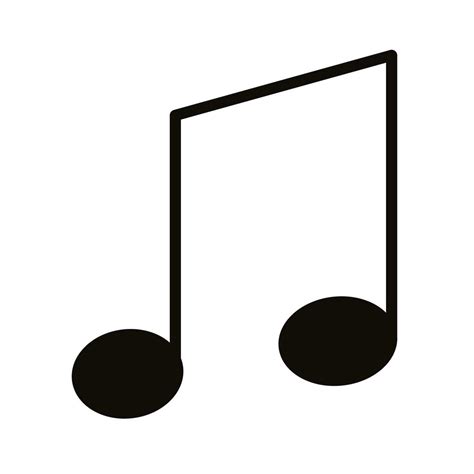 music note silhouette style icon 2718655 Vector Art at Vecteezy