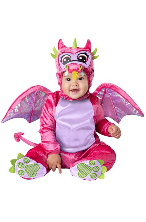 Pretty Pink Dragon Infant Costume - PureCostumes.com