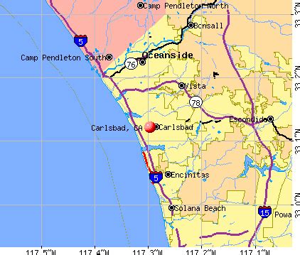 Carlsbad CA map | Goo