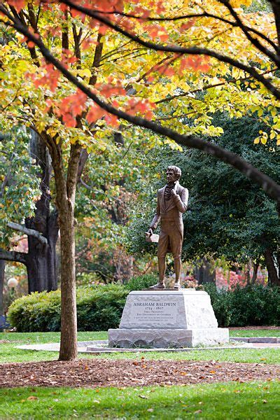 The University of Georgia dedicated a statue of Abraham Baldwin, UGA's ...