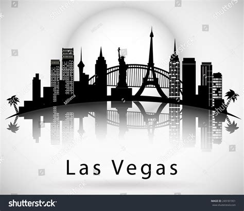 679 Las Vegas Skyline Silhouette Images, Stock Photos & Vectors ...