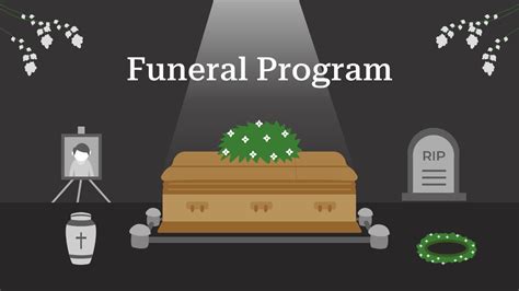 Free Google Slides Funeral Program PowerPoint Template