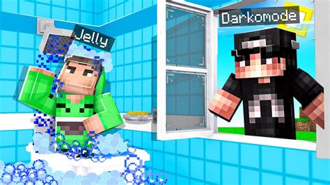 I Spent The Night in JELLY'S House.. I Saw Everything! (Minecraft) - YouTube