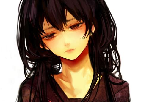 Sad Eyes, sad, eyes, girl, anime, HD wallpaper | Peakpx