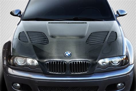 2006 BMW M3 2DR Carbon Fiber Hood Body Kit - 2001-2006 BMW M3 E46 2DR ...