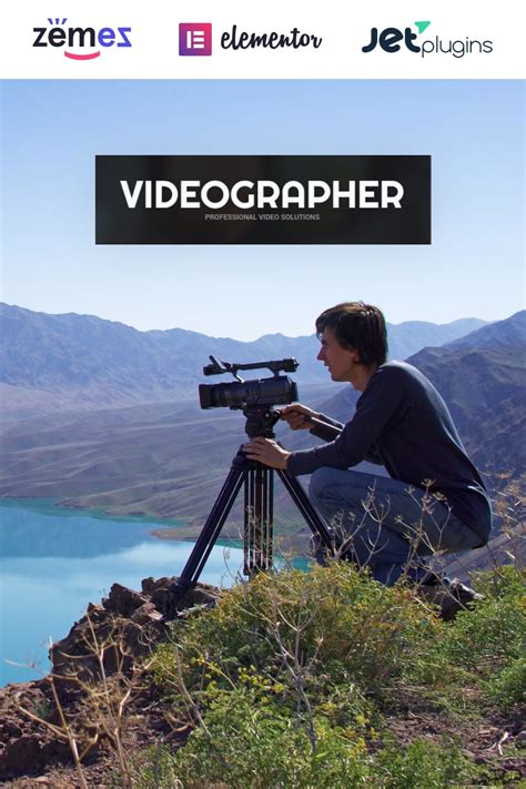 Videographer Portfolio WordPress Theme #52175