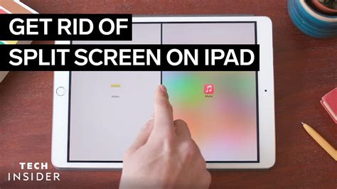 How To Get Rid Of Split Screen On iPad - YouTube