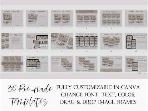 Etsy Listing Mockup Template-digital Product Mockup-canva Mockup ...