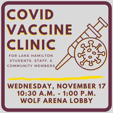 COVID Vaccine Clinic | Lake Hamilton School District