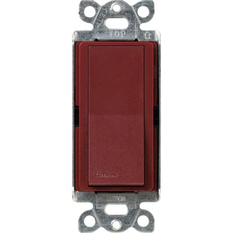 Lutron Diva Satin Colors 15 Amp 4-Way Switch, Merlot-SC-4PS-MR - The Home Depot