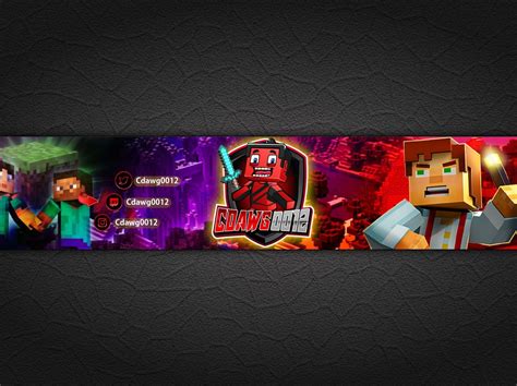 Youtube Channel Art Gaming Minecraft