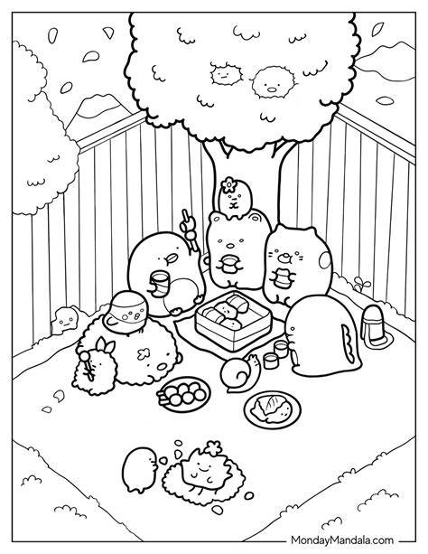 20 Sumikko Gurashi Coloring Pages (Free PDF Printables)