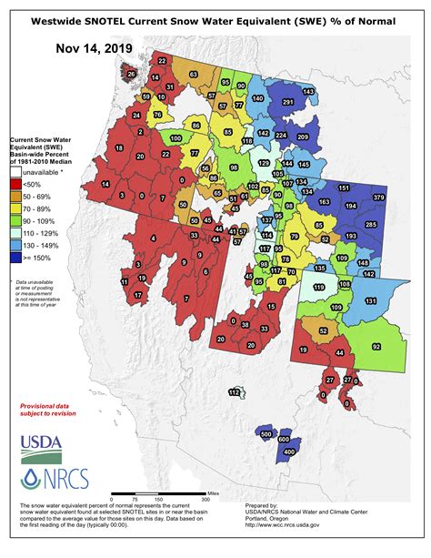 Map: November 2019 Snowpack | Who Has Snow? | Unofficial Networks