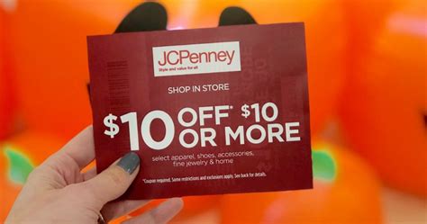 JCPenney Coupon Giveaway: Score $10 Off $10 Coupon (In-Store on 11 ...