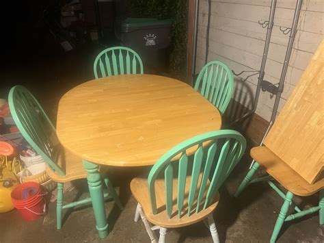 Wood Kitchen Table & Chairs for Sale in Stockton, CA - OfferUp