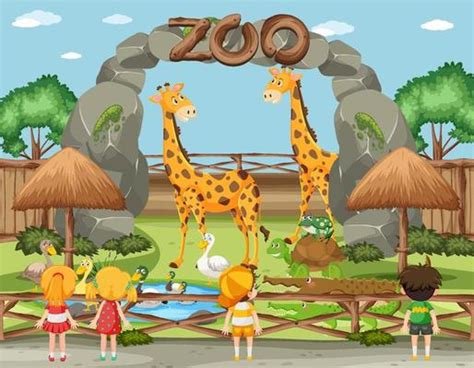 Zoo Vector Art, Icons, and Graphics for Free Download