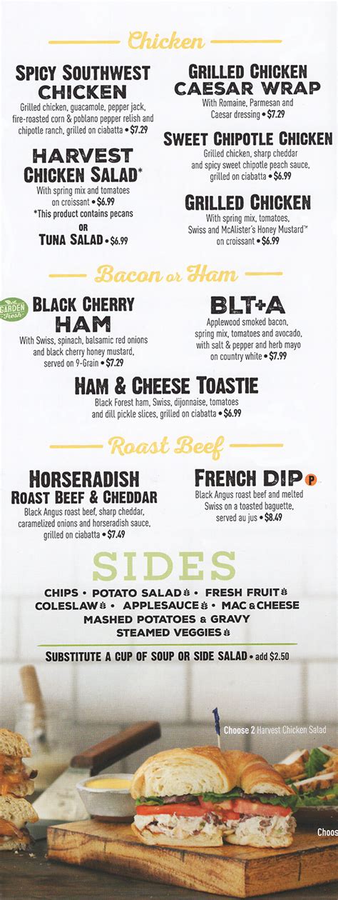 McAlister's Deli | Menu | Delivery | Order Online | Lincoln NE | City ...