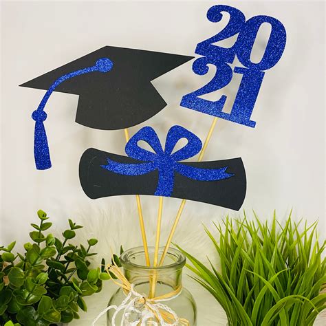 Graduation party decorations 2024, Graduation Centerpiece Sticks, Grad ...