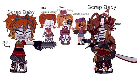 I recently made redesigns for my old Circus Baby and Scrap Baby and ...