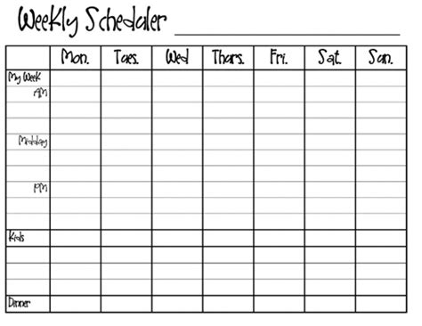 Weekly Employee Schedule Template Monday-sunday - Template Calendar Design