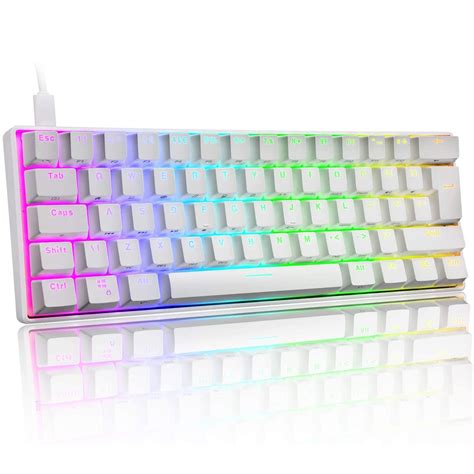 MAGIC-REFINER MK21 60% True Mechanical Gaming Keyboard UK Layout Type