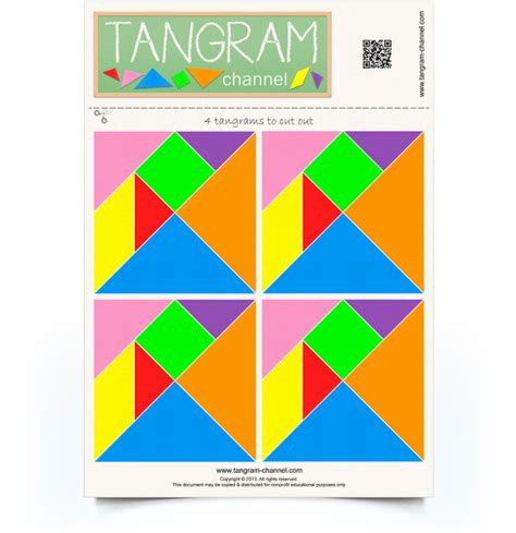 Free Tangram Puzzles Printable - Printable Templates