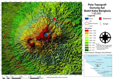 Peta Gunung Sinabung