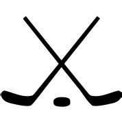 Crossed Ice Hockey Sticks and Puck Clipart transparent PNG - StickPNG