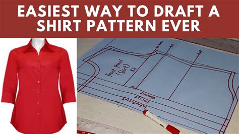 DIY | Shirt Pattern Making Tutorial | [DETAILED] Easy Make Shirt Patterns | Techniques For ...