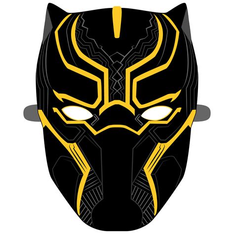 Black Panther Mask Template | Free Printable Papercraft Templates