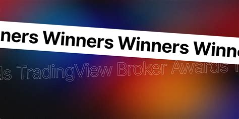 Here are the winners of our first Broker Awards — TradingView Blog