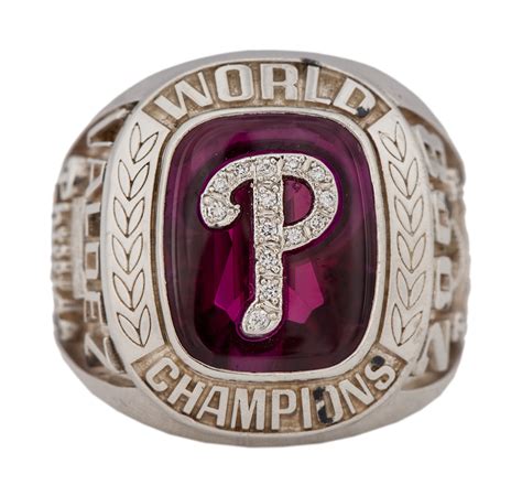 Lot Detail - 2008 Philadelphia Phillies World Series Championship Staff Ring - "Valdez"