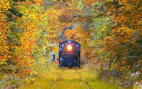 2022 Fall foliage trains go for the color across the USA