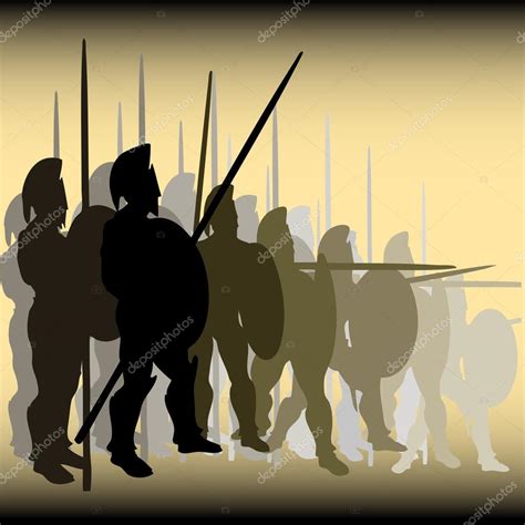 Hoplite Phalanx — Stock Vector © petrafler #23109562